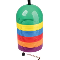 Stepping Domes: Set of 36 Domed Cones for Indoor or Outdoor Classroom Use