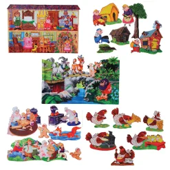 Storytelling Flannel Board Set | Goldilocks, Three Little Pigs & More
