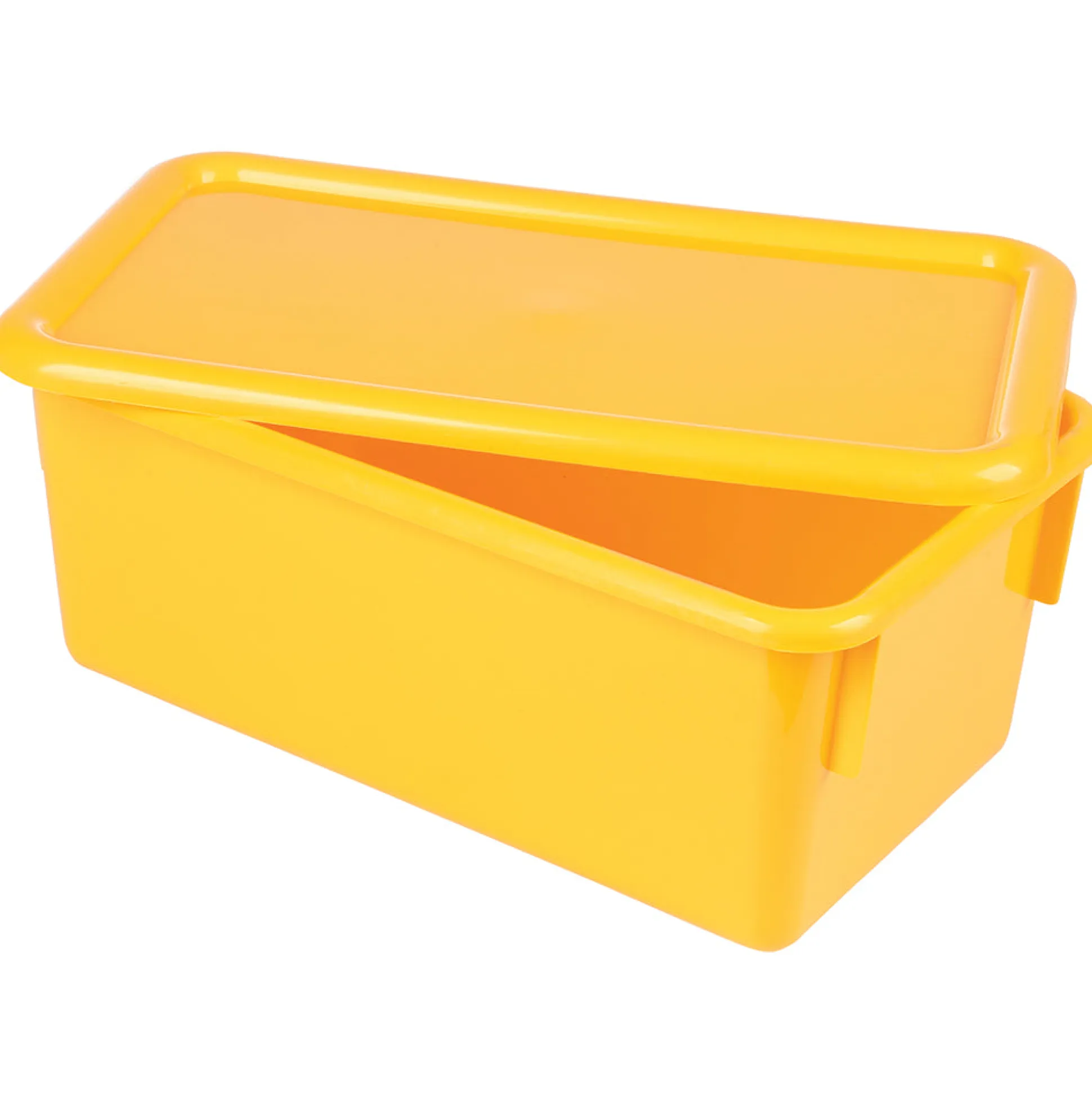 Stowaway Totes with Lids - Yellow