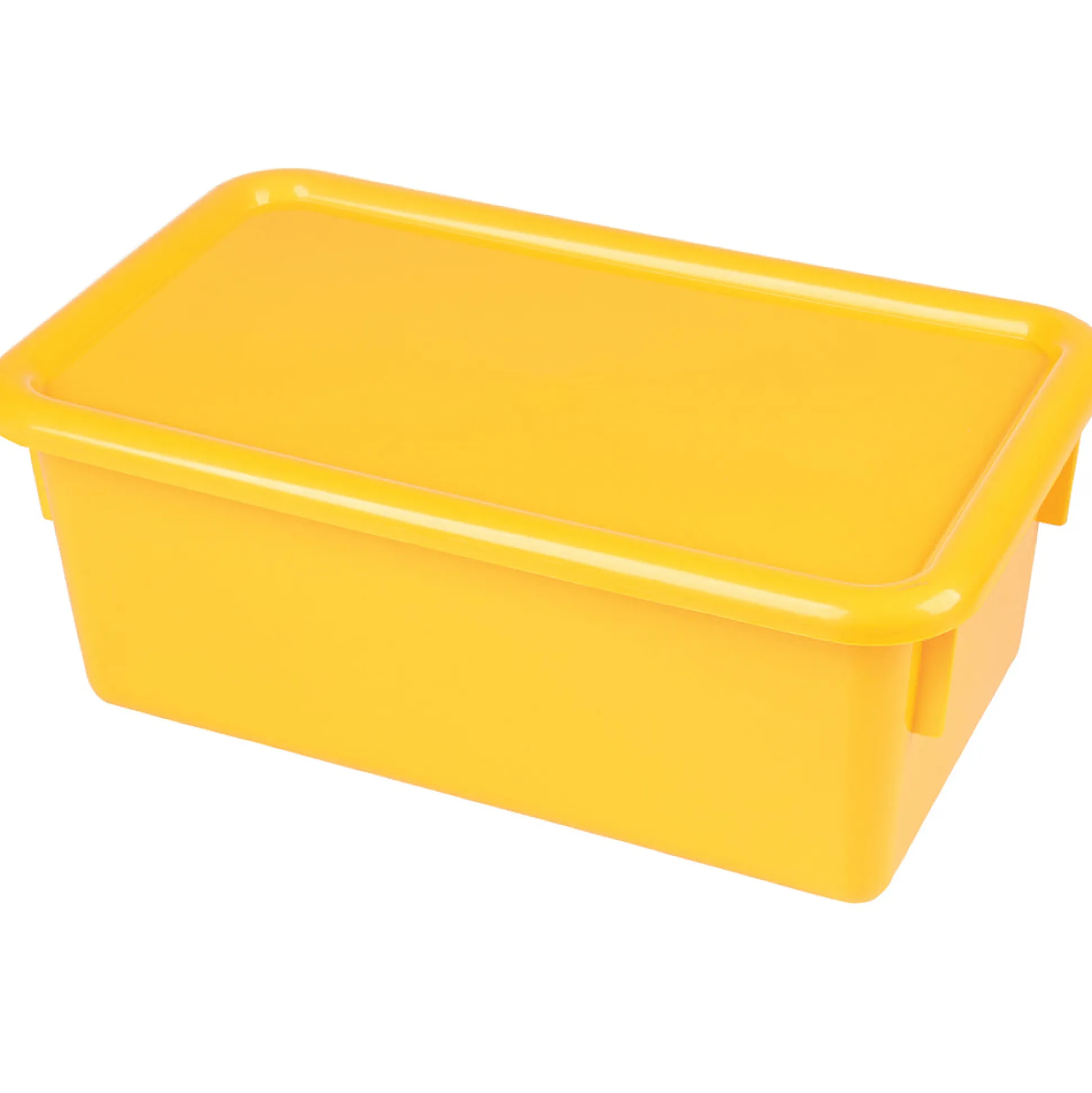 Stowaway Totes with Lids - Yellow