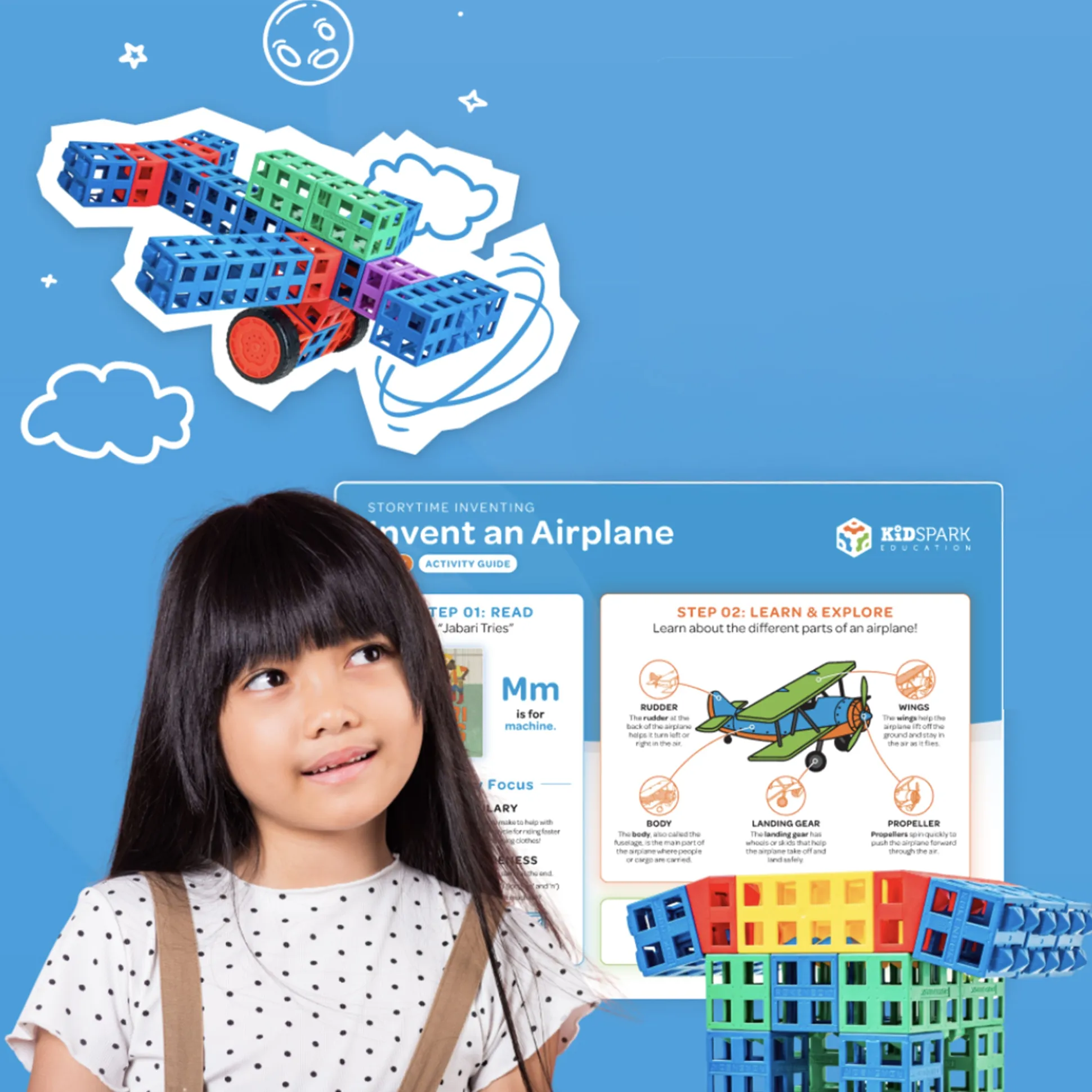 4-Student STEM & Literacy Program Package| PreK-1 | Kid Spark Education