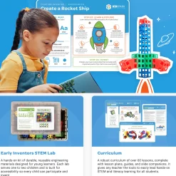 1-2 Student STEM & Literacy Program Package | PreK-1 | Kid Spark Education