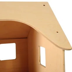 Sturdy Baltic Birch Wooden Dollhouse | Open-Ended Play for Ages 3+