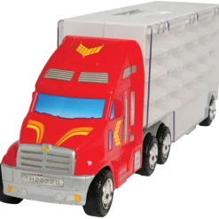 Super-Rig Carrier for 44 Die-Cast Cars | Heavy-Duty 8-Wheel Storage Case with Handle