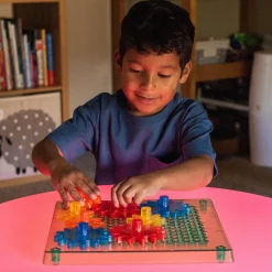Swap 'N Spin Gear Grid Light | Interactive STEM Gear Board with Spinning Gears
