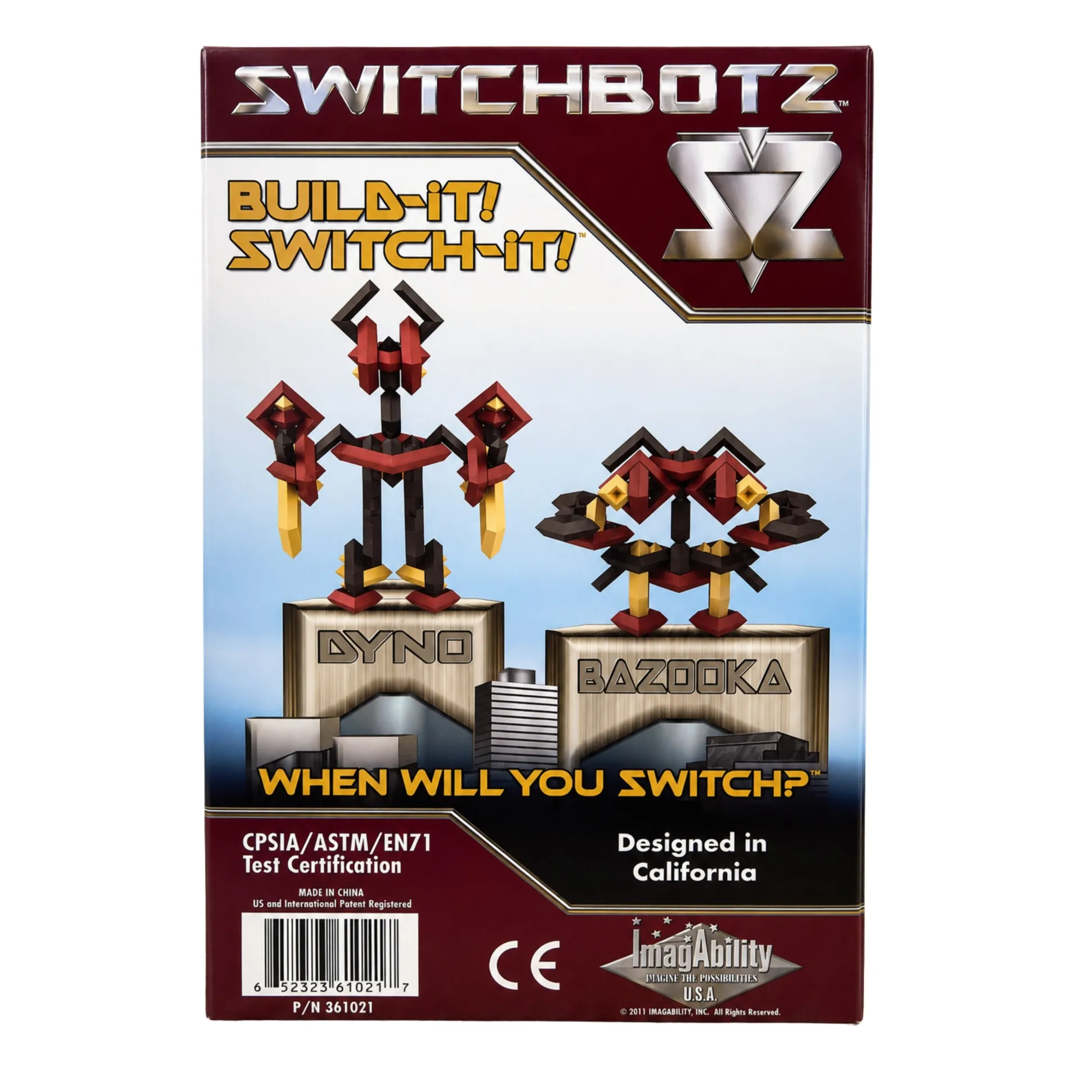 Switchbotz® Carbonite Series Dyno Set – 47 Piece Building Kit - Wedgits
