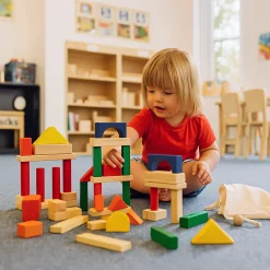 Tabletop Wood Blocks In A Bag