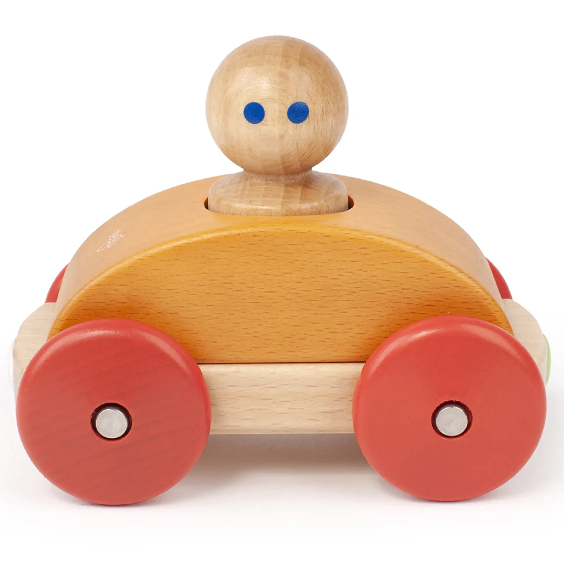 Tegu Orange Magnetic Racer | 3-Piece Set