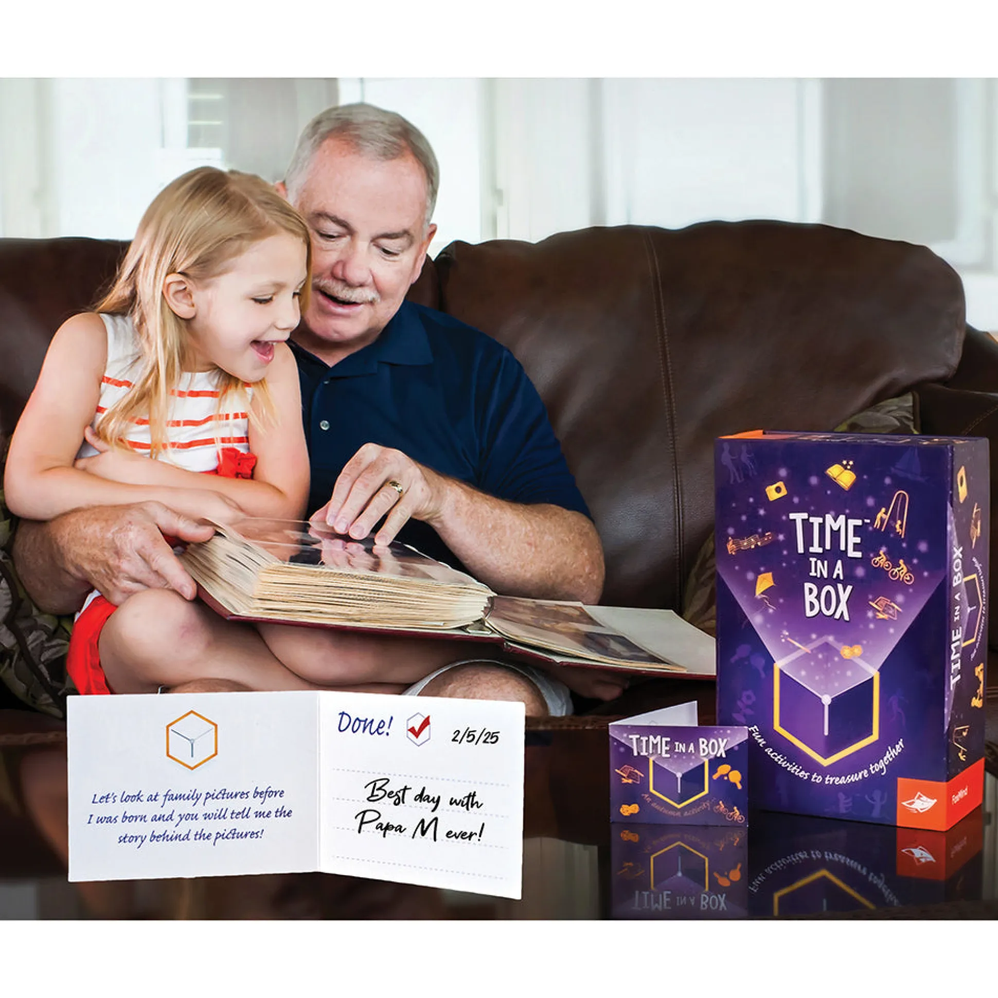 Time in a Box | 96 Memory-Making Activity Cards & Keepsake Storage