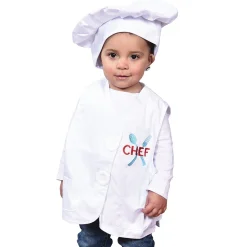 Toddler Dress-Up Vests & Hats Collection: Role-Play Set of 5 | Astronaut, Chef, Farmer, Nature Explorer & Pilot