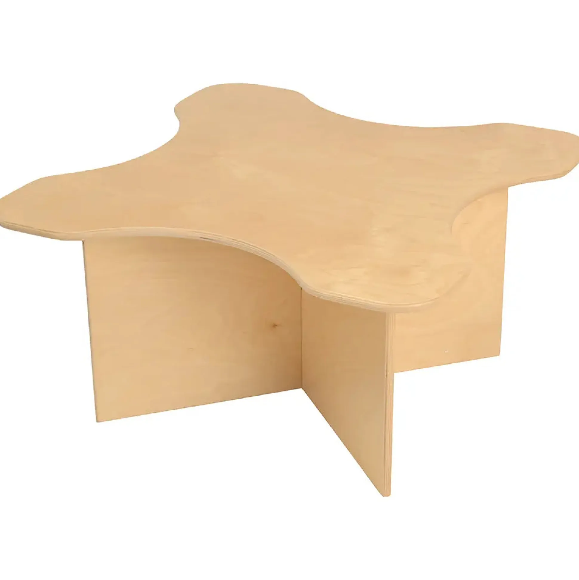 Toddler Transition Table with Durable Tuff-Gloss UV Finish | 15" H Wood Classroom Activity Table