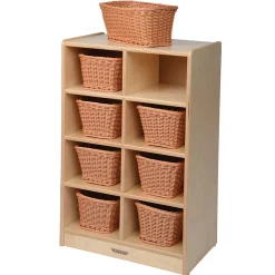 8 Tote Birch Storage Shelf | Durable Classroom Organization