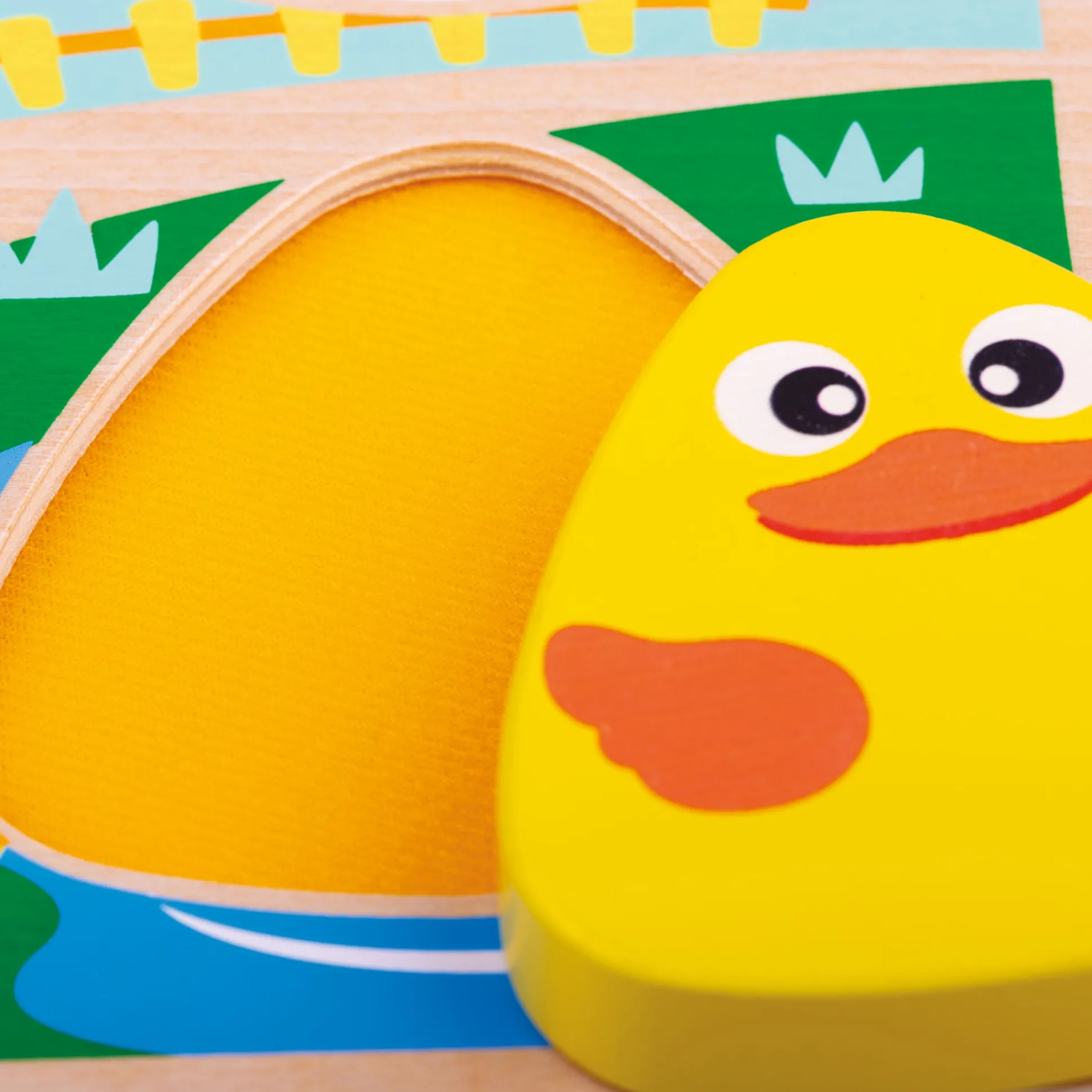 Touch and Feel Puzzle Set | Wooden Sensory Farm & Safari Animal Puzzles with Textured Pieces