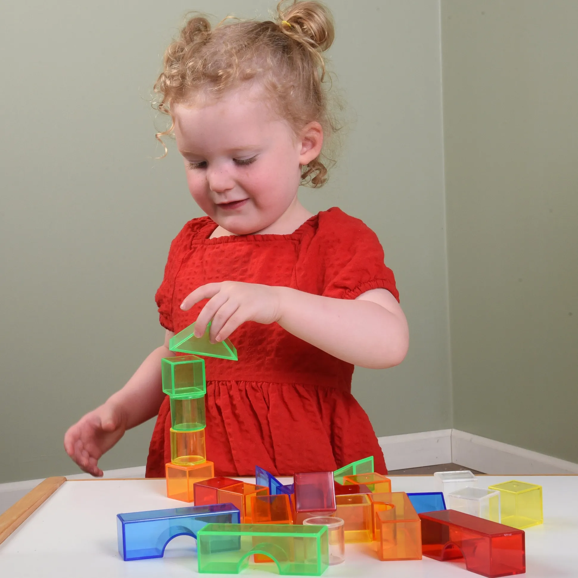 Translucent Color Blocks Set of 50