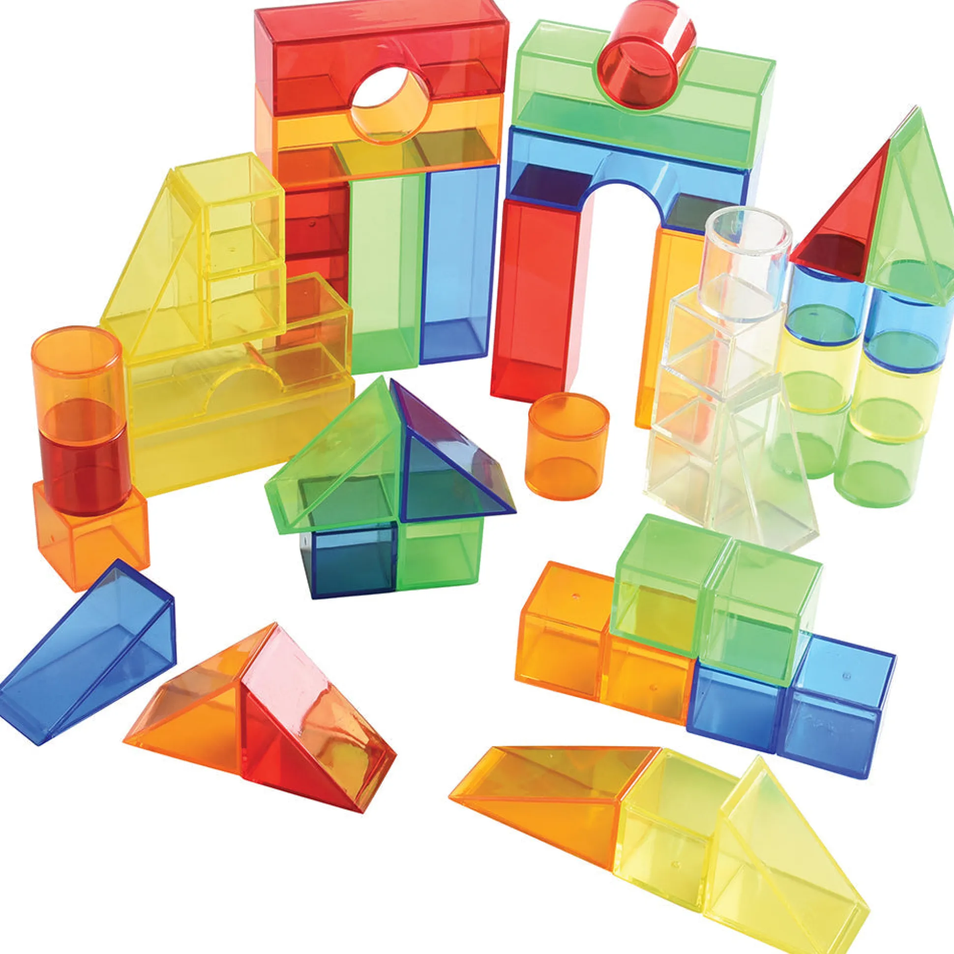 Translucent Color Blocks Set of 50