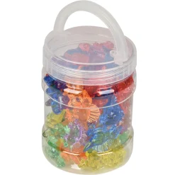 Translucent Dino Counters | 60-Piece Light Table Dinosaur Math, STEM & Sensory Manipulative Set