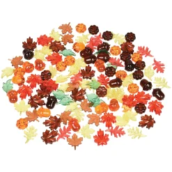 Translucent Leaves & Seed Counters | 120-Piece Nature-Themed Light Table Math, STEM & Sensory Manipulative Set