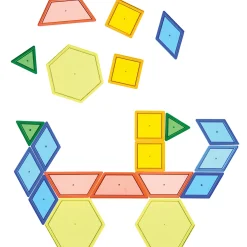 Translucent Light Table Pattern Blocks | 147-Piece Creative STEM Learning Set