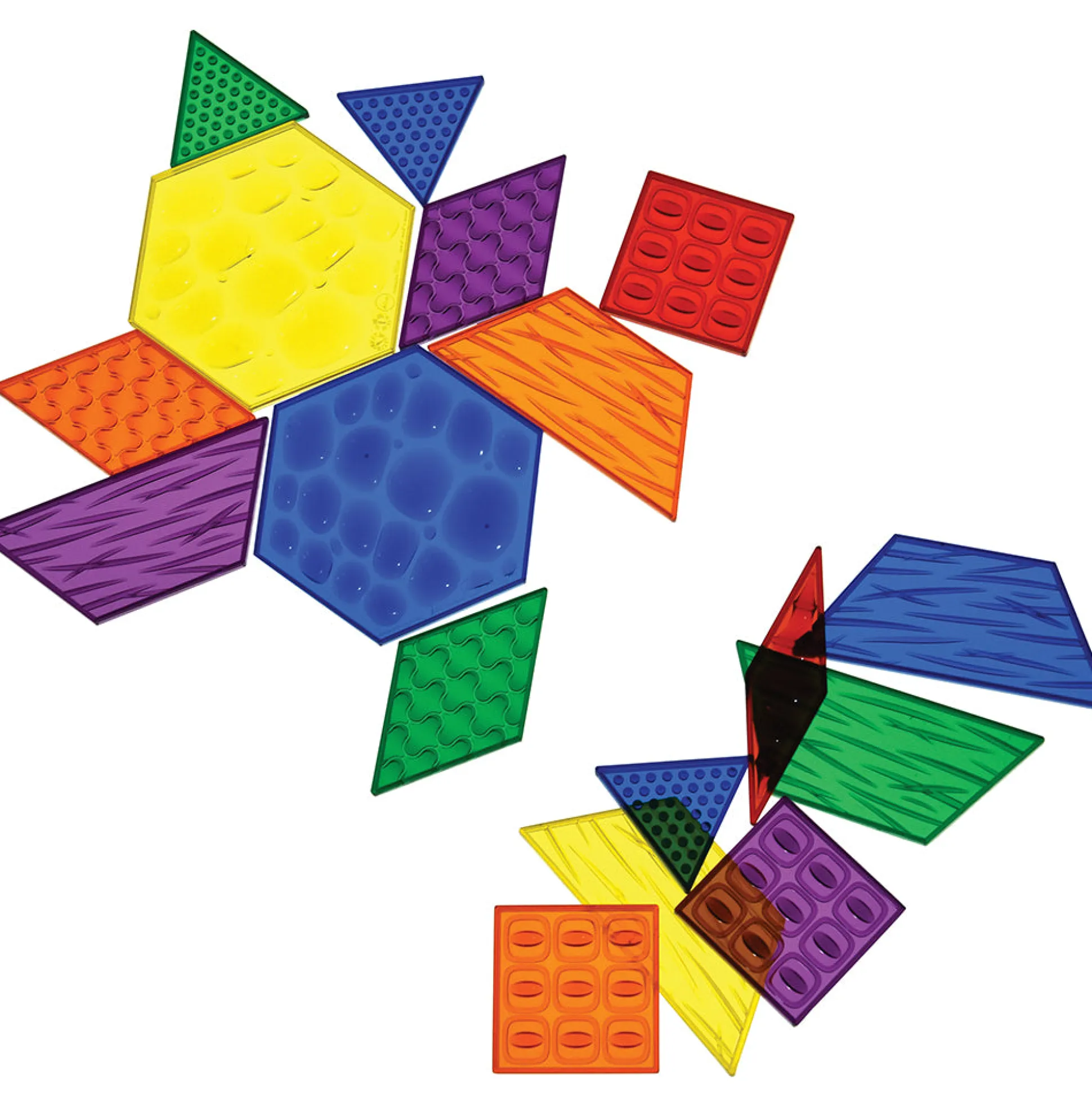 Translucent Sensory Pattern Blocks