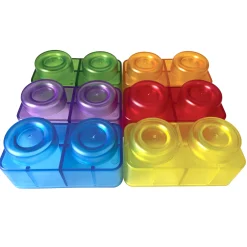 Translucent Soft Blocks | 48-Piece Lightweight Sensory Building Set