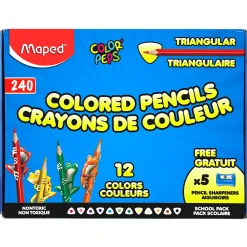 Triangle Colored Pencils | 240-Piece Set