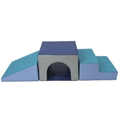 Tunnel & Ramp Soft Climber Set | 3-Piece Gross Motor PlayForms