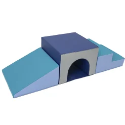 Tunnel & Ramp Soft Climber Set | 3-Piece Gross Motor PlayForms