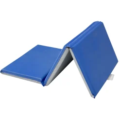 2" Two-Tone Deluxe Rest Mat | Folding Preschool Nap Mat with Thick Foam Cushioning