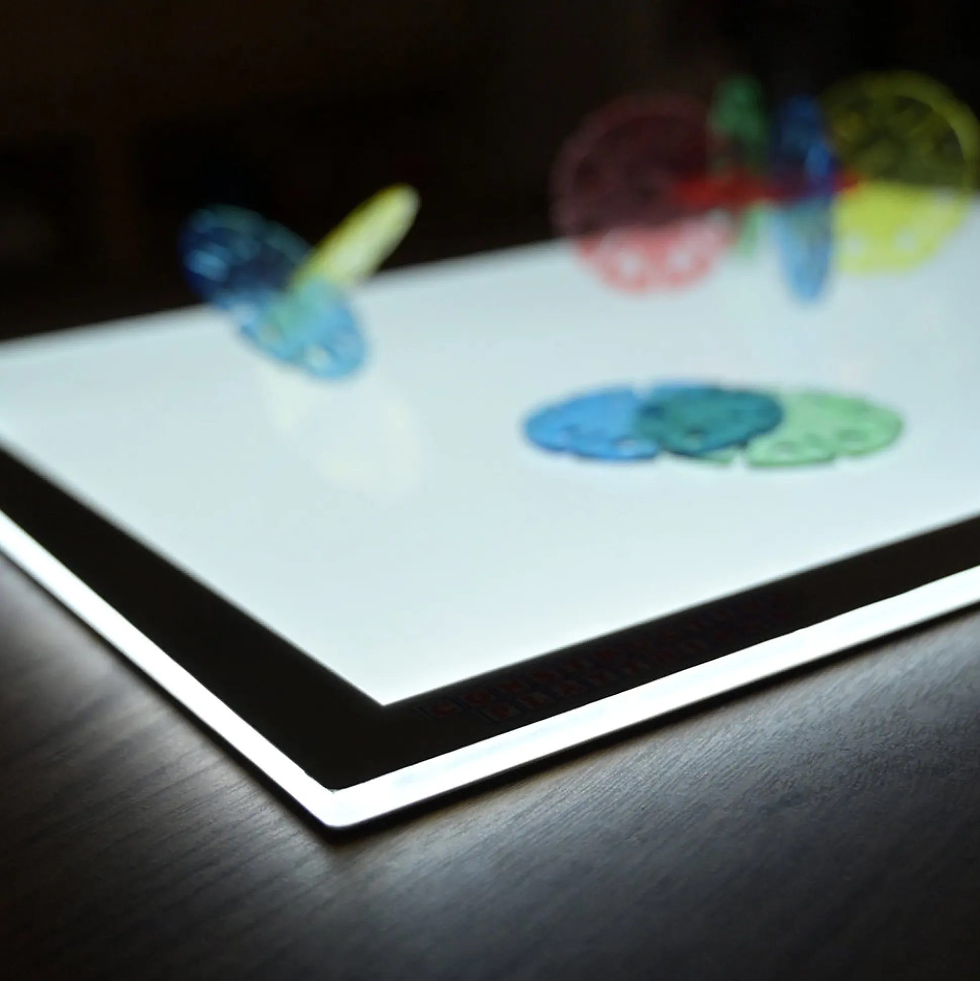 Ultra Bright LED Light Panel | 3-Setting Sensory & Color Exploration Tool
