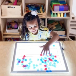 Ultra Bright LED Light Panel | 3-Setting Sensory & Color Exploration Tool