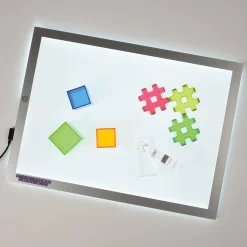 Ultra Bright LED Light Panel | 3-Setting Sensory & Color Exploration Tool