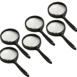 Unbreakable Bifocal Magnifying Glasses | Set of 6 with 2x/4x Zoom Lenses