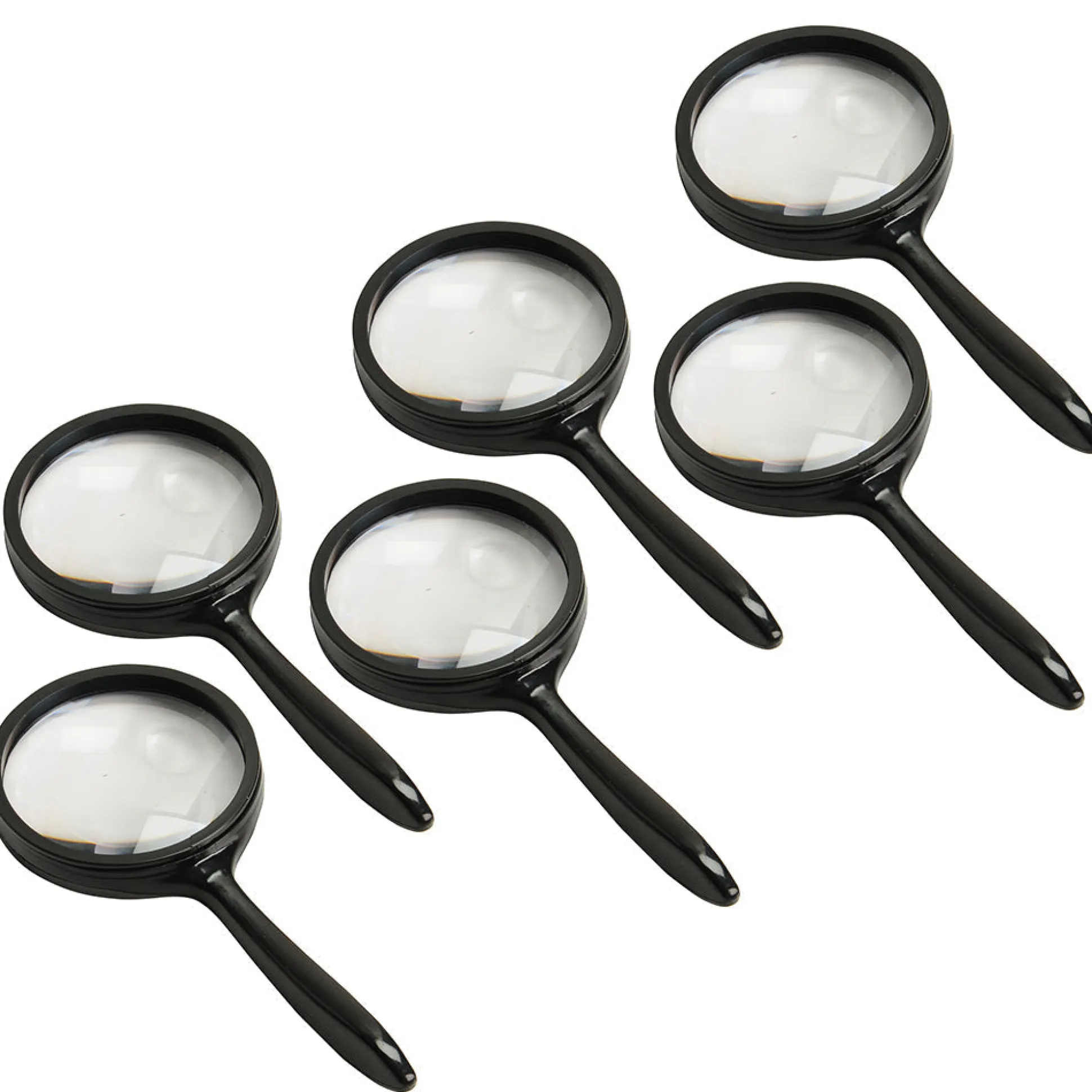 Unbreakable Bifocal Magnifying Glasses | Set of 6 with 2x/4x Zoom Lenses