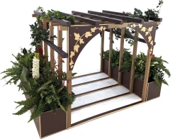 Vine House With 2 Planters