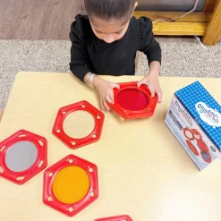 Visual Explorers Sensory Toy Set | 5 Colorful Frames with Mirrors & Acrylic Panels
