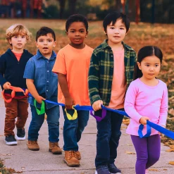 Walking Rope | Colorful Safety Line with 12 Easy-To-Grasp Handles