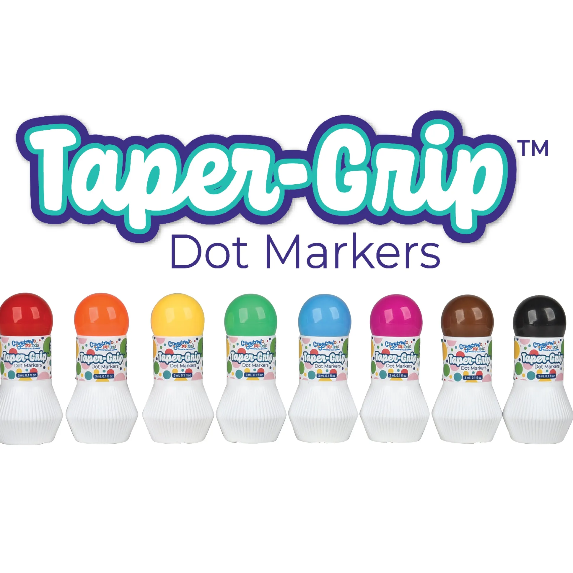 Washable Chubby Dot Markers - Set of 8