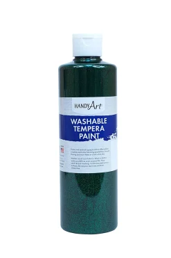 Washable Tempera Paint - Glitter Green