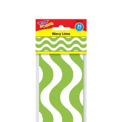 Wavy Bulletin Board Border Trimmers - Lime Green