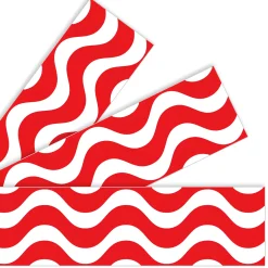Wavy Bulletin Board Border Trimmers - Red
