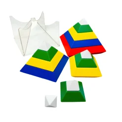 WEDGiTS® Junior Building Set – 15 Piece STEM Construction Set - Wedgits