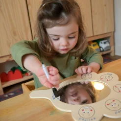 What Are You Feeling? Emotion Mirror | Write & Wipe Surface & 1 Marker
