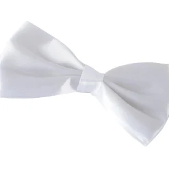 White Clip-On Bowtie for Kids – Classic Costume Accessory