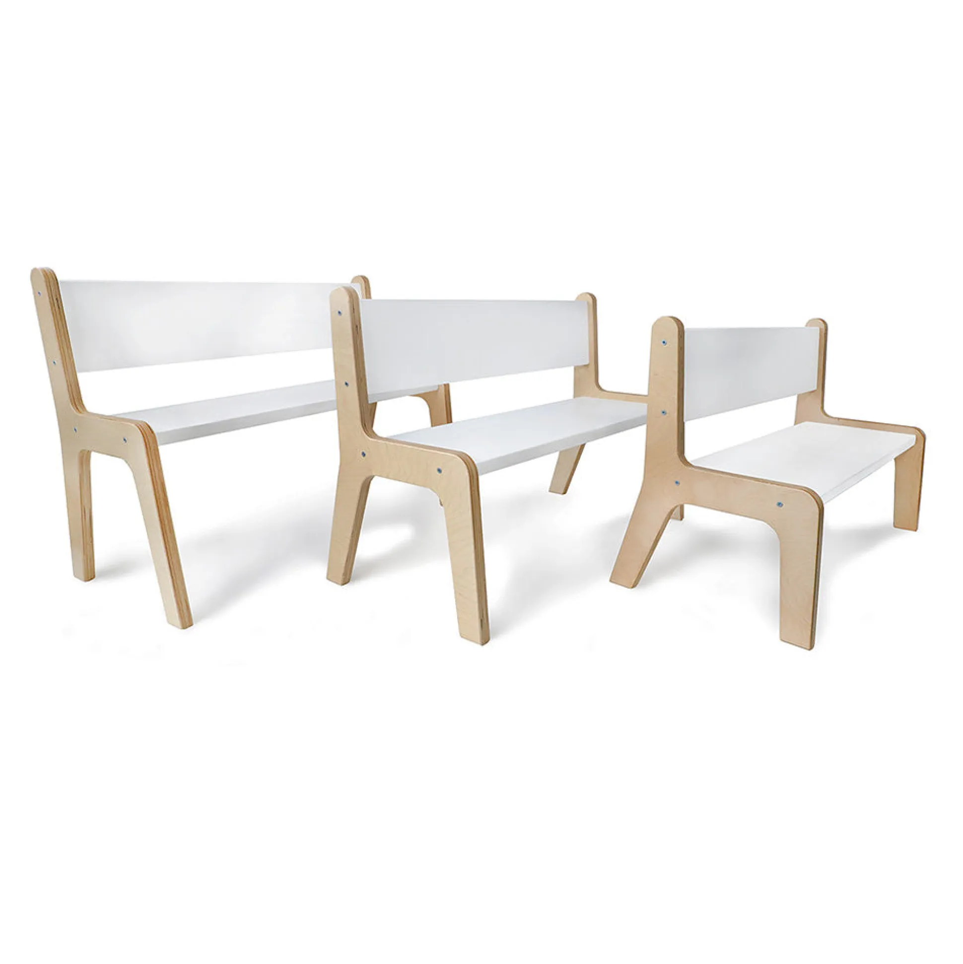 Whitney Plus 12″H Contoured Children’s Bench | Functional Classroom Seating