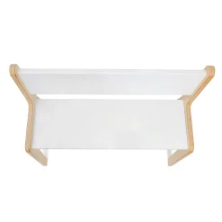 Whitney Plus 14″H Contoured Children’s Bench | Antimicrobial Classroom Seating
