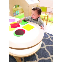 Whitney Plus Radiant LED Light Table | Curved Educational Light Table with Side Panels & UL-Listed Even Glow
