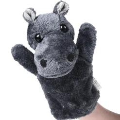 Wild Animal Plush Puppet - Hippo Puppet