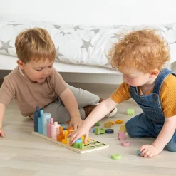 Wooden Alphabet & Counting Puzzle Set | Uppercase, Lowercase & Number Learning Puzzles