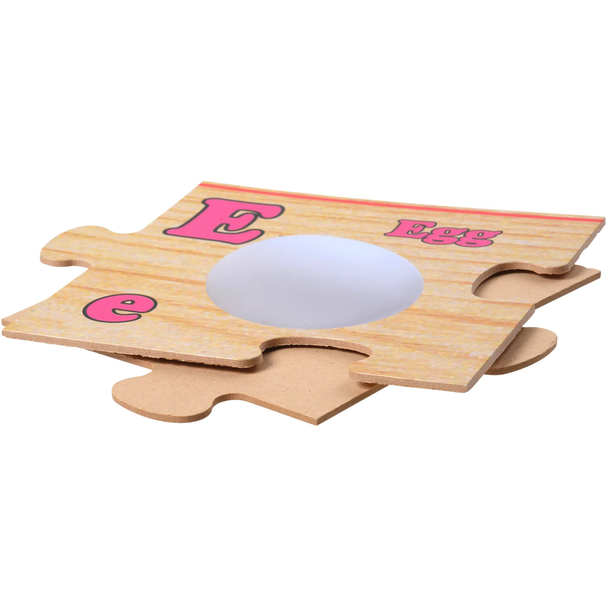 Wooden Alphabet Floor Puzzle | 26-Piece Educational Puzzle with Real Photos