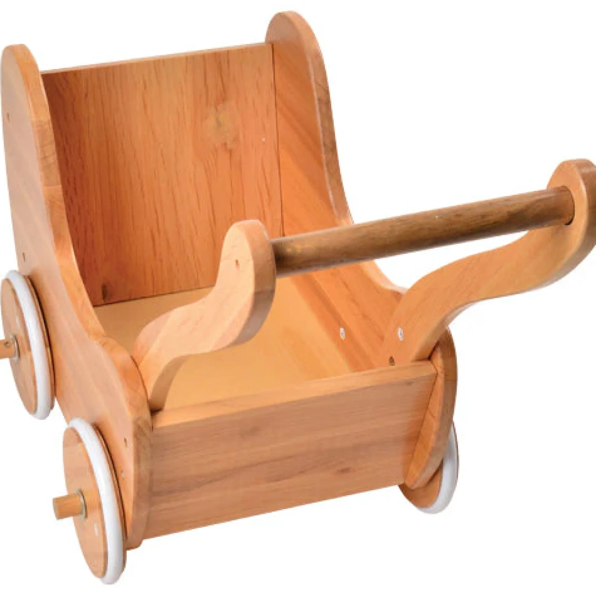 Wooden Doll Buggy